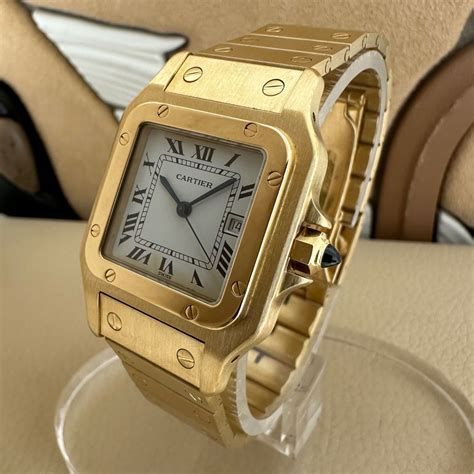 SIGNED CARTIER, SANTOS CARREÉ MODEL, REF. 2964, 